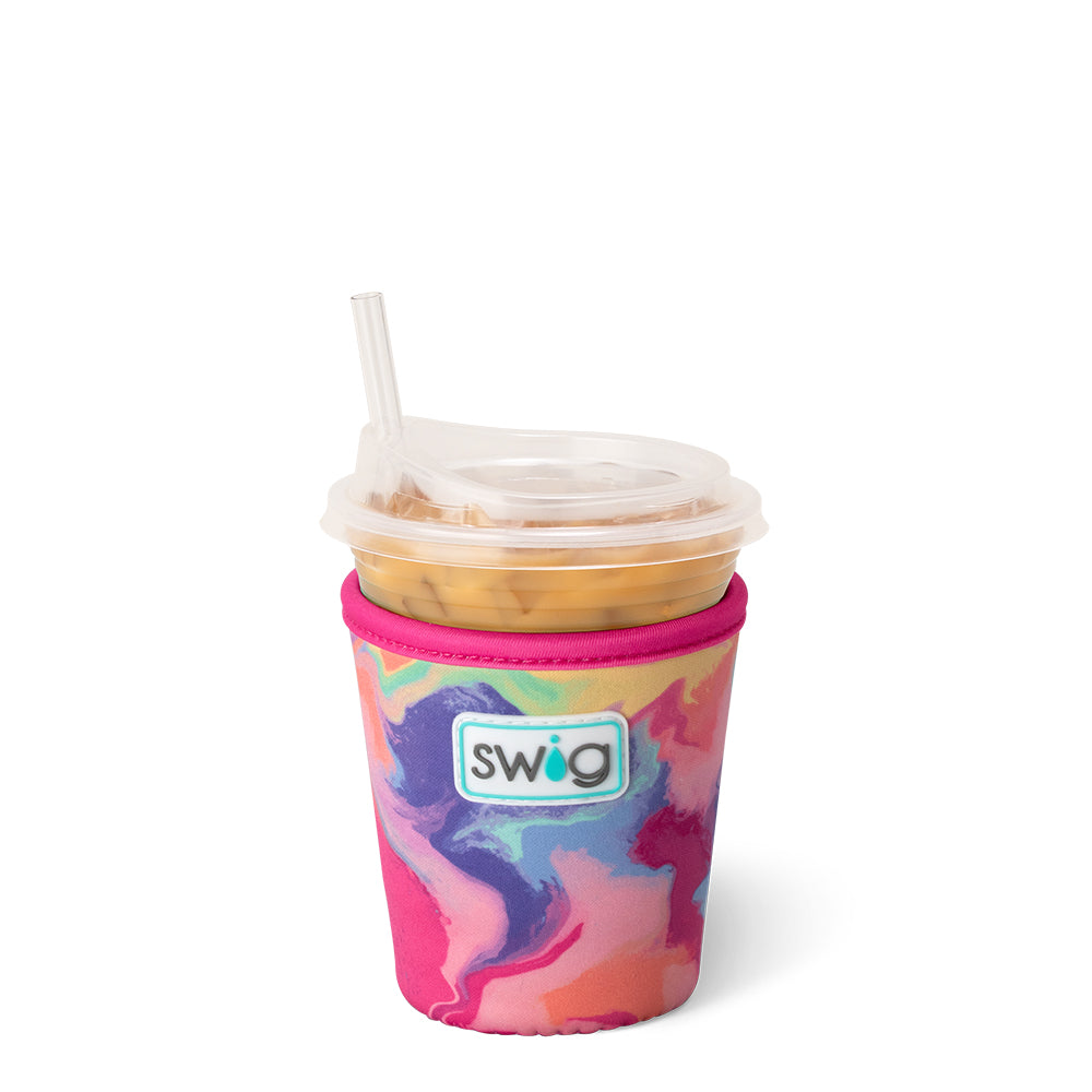 Candy Crush Small Iced Cup Coolie - Insulated Beverage Sleeve for Cold Drinks, Perfect for Iced Coffee, Smoothies and Summer Parties
