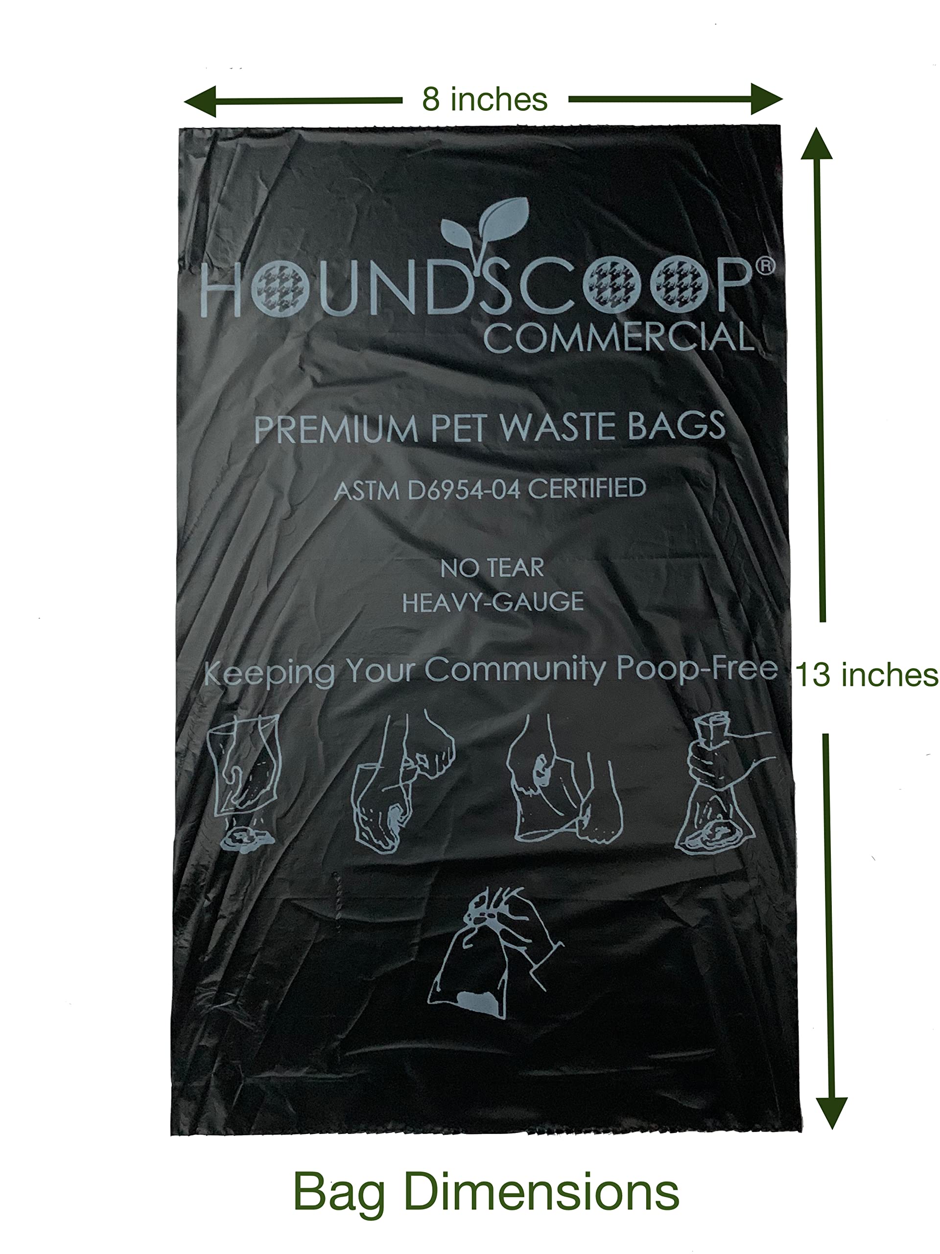 6000 Pet Waste Bags on Roll (30 Rolls x 200 Bags) - Durable Dog Poop Bags for Waste Stations | HOA, Residential & Commercial Use | Perfect for Park, Yard & Public Area Cleanup