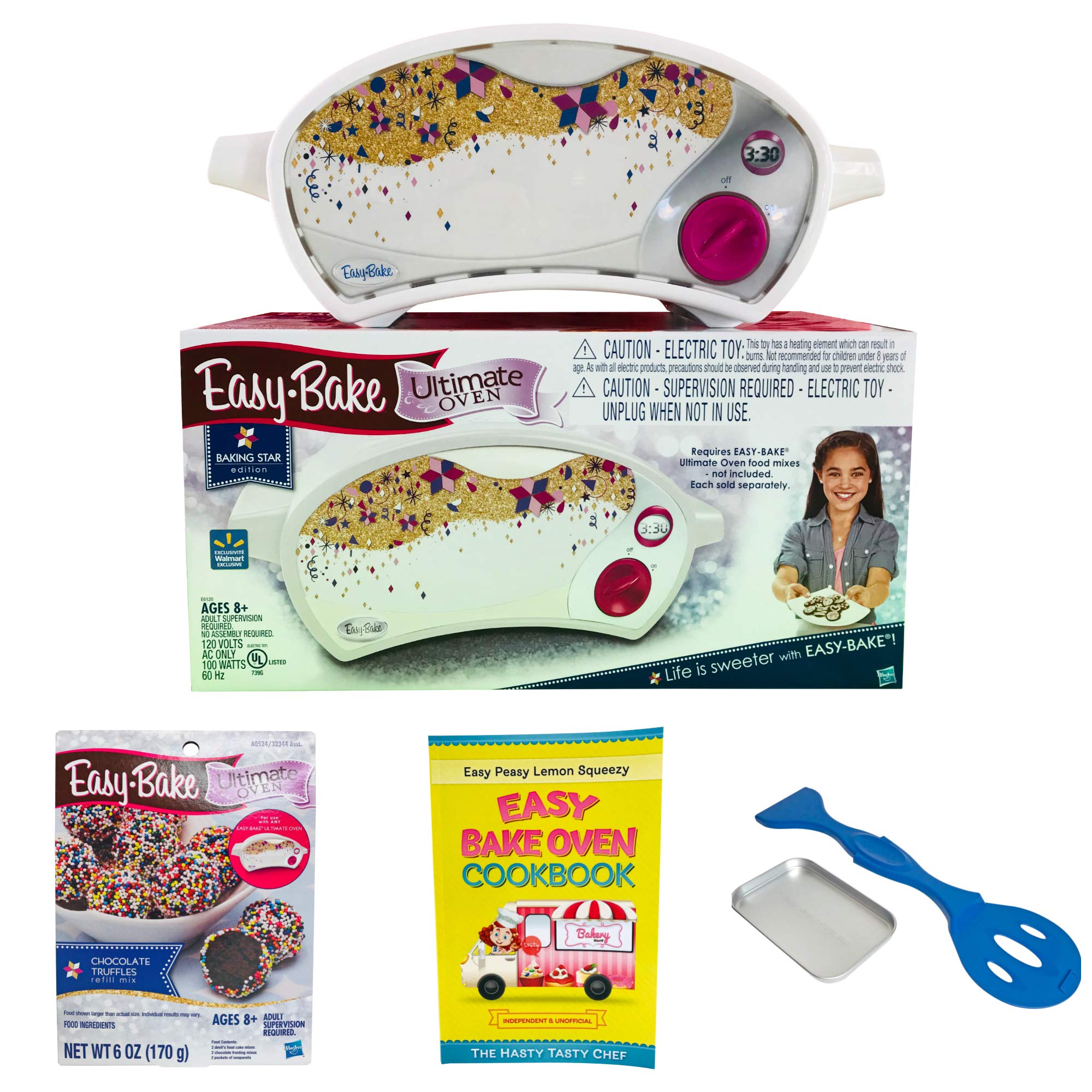 Easy Bake Oven Ultimate Gift Bundle with 5 Accessories & Bonus Cookbook - Perfect Baking Set for Kids Birthday, Christmas Gifts & Pretend Play Kitchen Fun