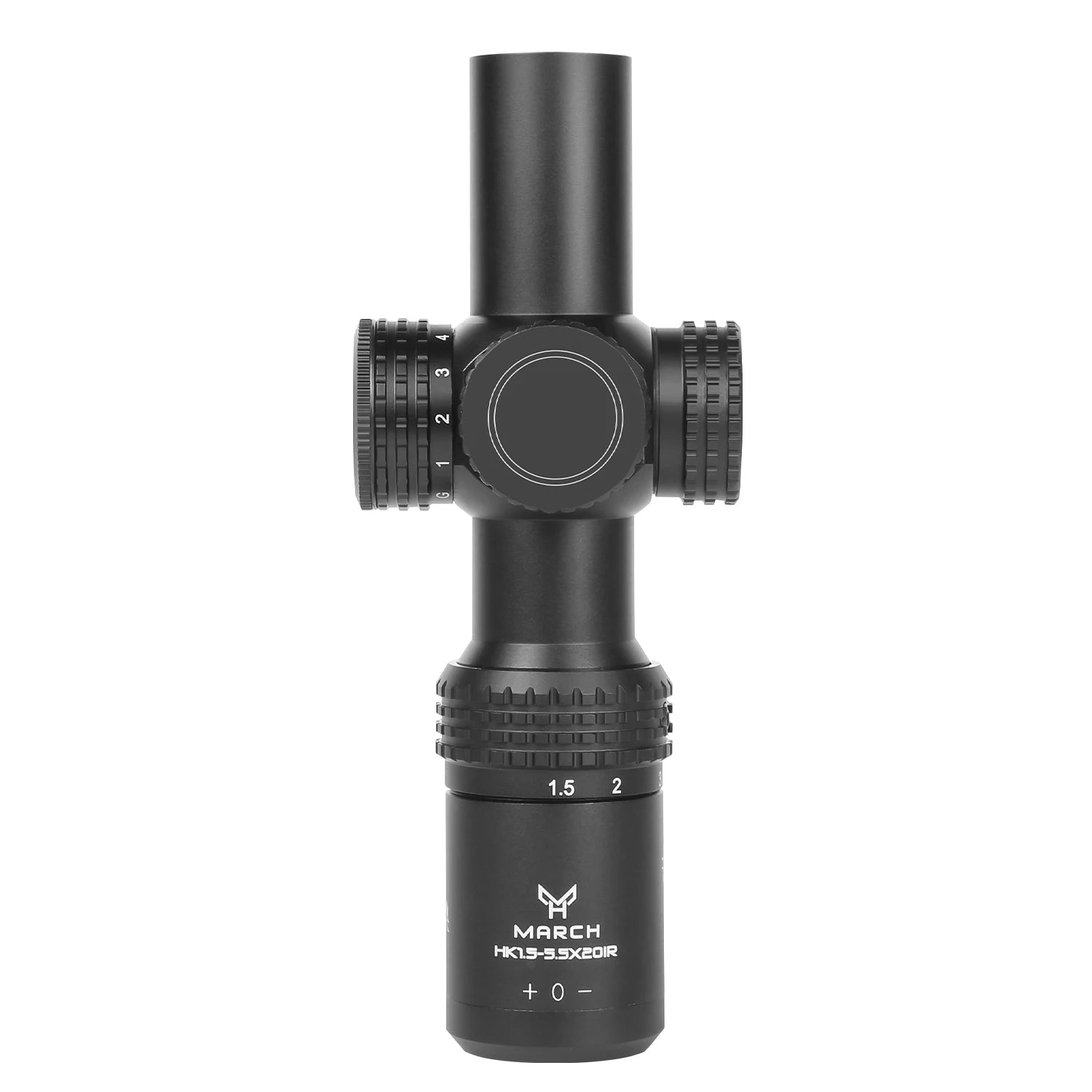 Tactical Rifle Scope 1.5-5.5x20IR Adjustable Illuminated Reticle - Compact Airsoft Hunting Scope for PCP Airgun, Shooting & Outdoor Sports | Perfect for Target Practice, Hunting, and Airsoft Battles