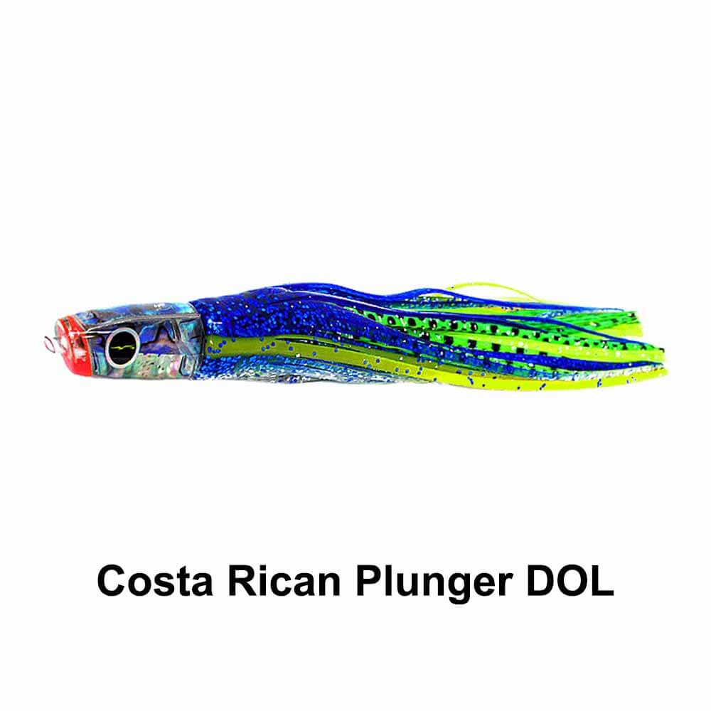 Premium Black Bart Costa Rican Plunger Trolling Lure - Saltwater Fishing Bait for Mahi Mahi, Tuna & Marlin - Ideal for Offshore & Deep Sea Fishing Adventures