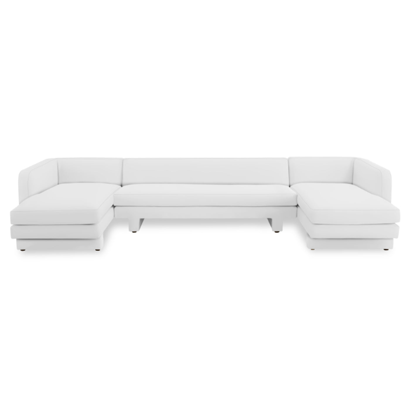 Modern Sunset U-Shaped Sectional Sofa with Reversible Chaise - Perfect for Living Room, Family Room & Home Theater