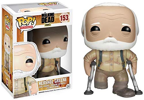 Funko POP! The Walking Dead Hershel Greene Collectible Vinyl Figure #153 - Perfect for Fans, TV Show Merchandise & Home Decor Display