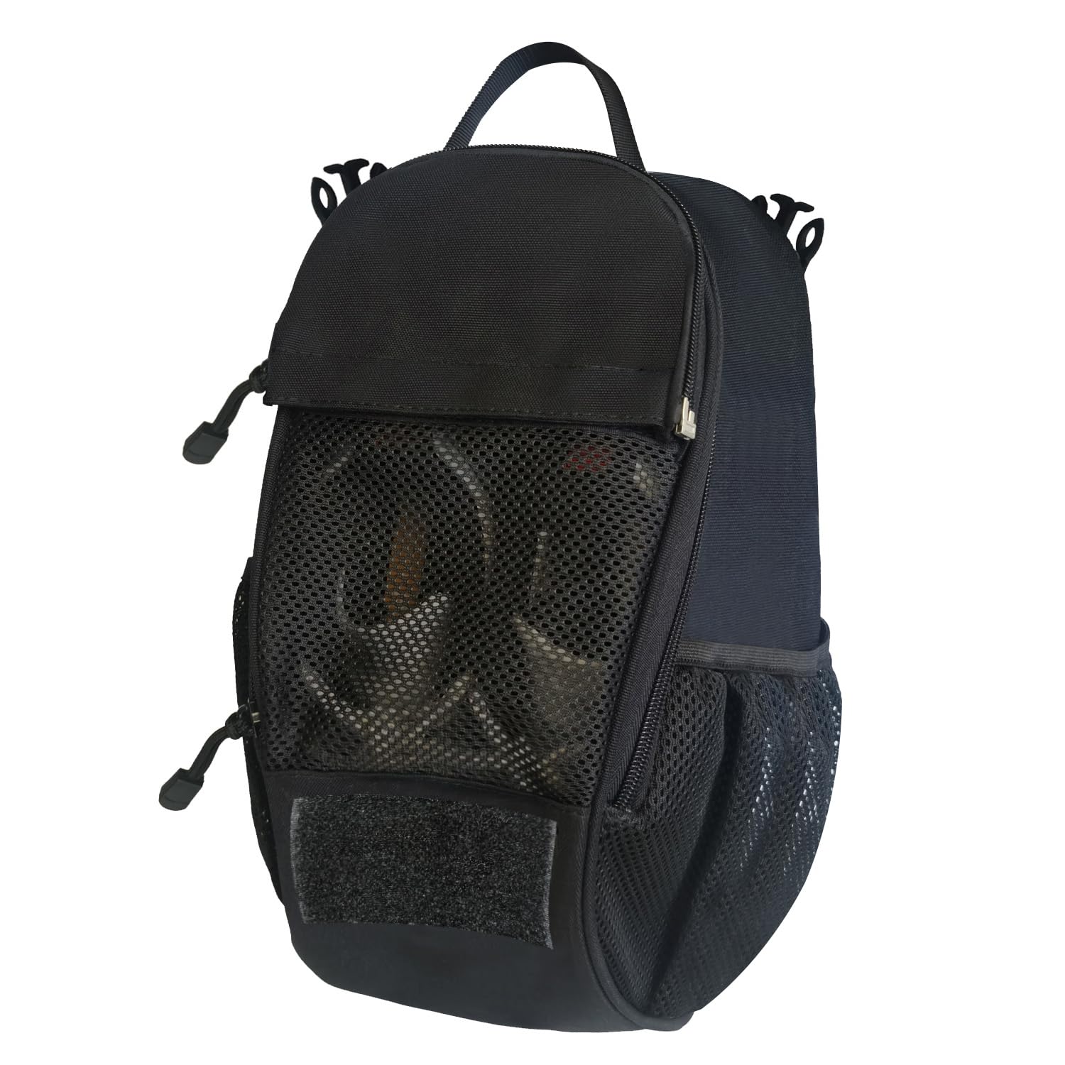 Premium Golf & Gym Shoe Bag with Side Accessory Pocket - Large Portable Travel Shoe Storage Pouch for Sports, Workouts & Travel - Zippered Black Shoe Organizer for Sneakers, Cleats & Socks (Perfect for Golfers, Gym Enthusiasts & Frequent Travelers)