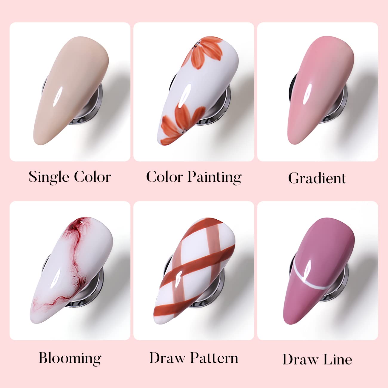 AIMEILI Hema-Free Solid Gel Nail Polish Set - 12 Colors UV LED Soak Off White & Pink Cream Gel Polish for Manicures | Perfect for Salon, Home Use & Nail Art DIY