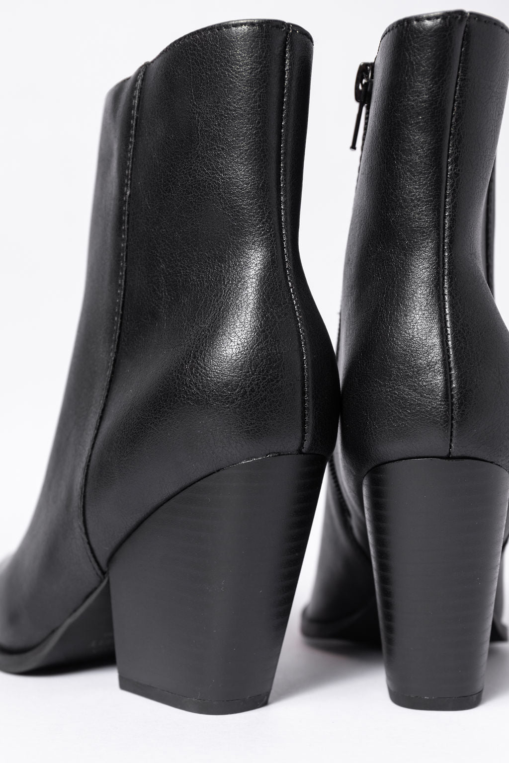 Ellison Black Pointed Toe Ankle Booties for Women - Stylish & Comfortable Dress Boots for Office, Party & Night Out