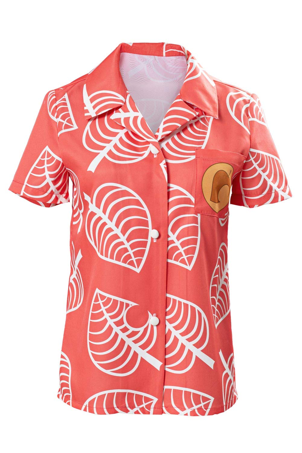 Unisex Animal Crossing Tom Nook Cosplay Shirt - Short Sleeve Button Up Top for Adults & Kids | Perfect for Halloween, Comic Con, and Gaming Events
