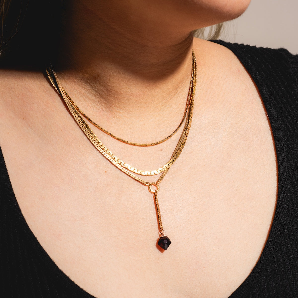 Palmer Gemstone Necklace - Elegant Handmade Jewelry for Women, Natural Stone Pendant Necklace | Perfect for Gifts, Parties & Everyday Wear