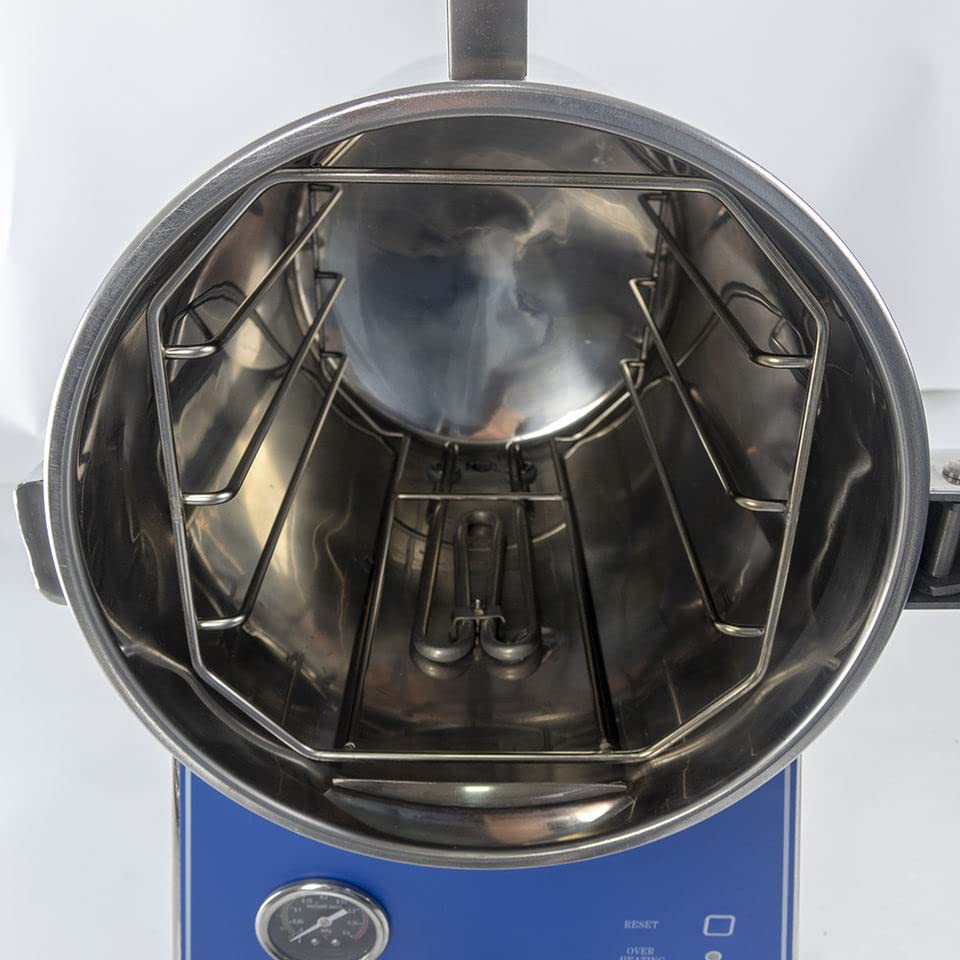 24L Table Top Stainless Steel Portable Steam Autoclave Sterilizer Machine TM-T24J - Fast US Shipping for Medical, Dental, Tattoo & Beauty Equipment Sterilization