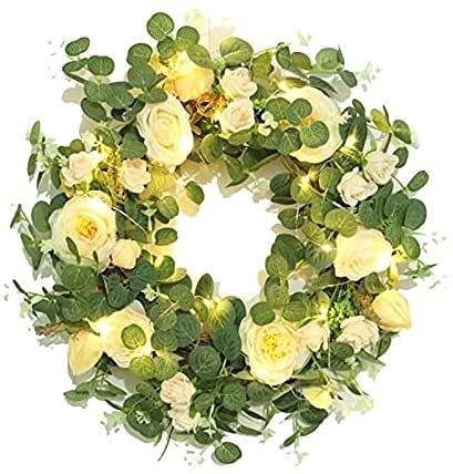 Artificial Silk Rose Flowers for Wedding Bouquets, Party Decorations - 40cm Garland for Easter, Lanterns, Wall & Window Decor - A3 Color (Perfect for Bridal Showers, Baby Showers & Home Décor)