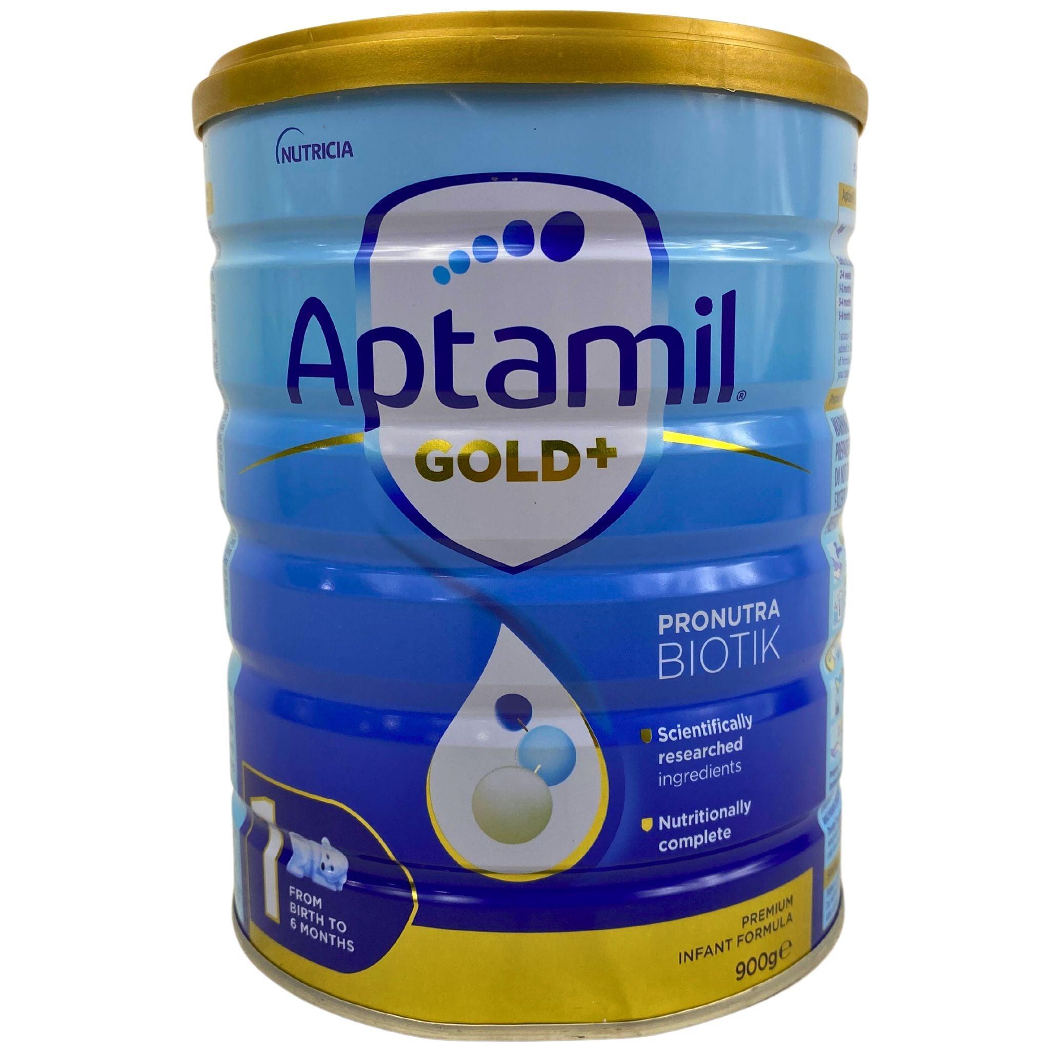 Aptamil Gold+ Premium Infant Formula for Babies 0-6 Months - 24 Pack | Nutrient-Rich Milk Powder for Newborns & Infants | Ideal for Daycare, Travel & On-the-Go Feeding