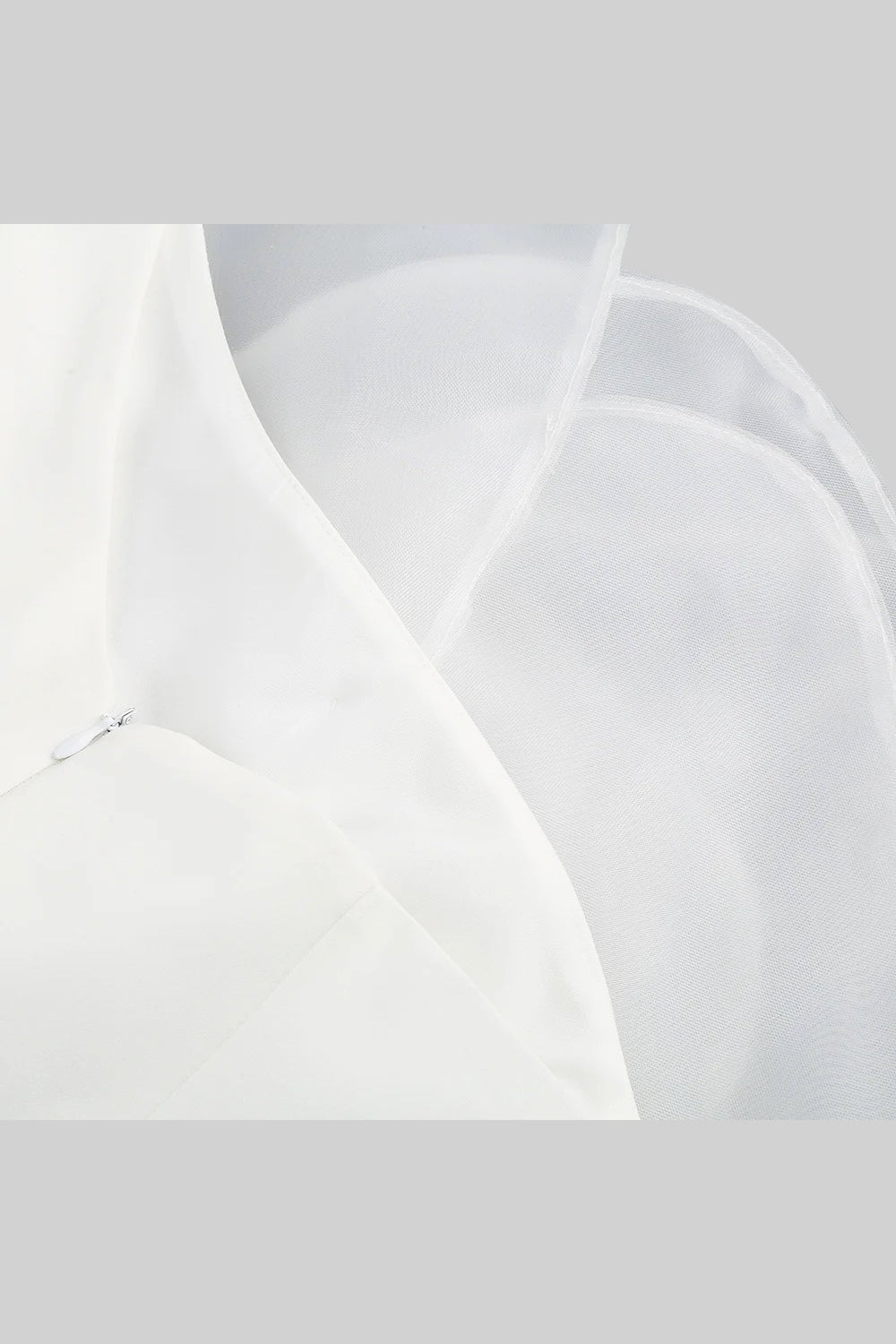 3D Voluminous Organza Floral Mini Dress for Women - Elegant White Summer Party Cocktail Dress for Weddings, Dates & Special Occasions