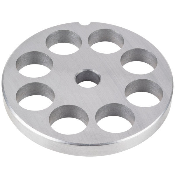 Globe L00781 Stainless Steel Meat Grinder Plate - Heavy Duty Grinding Disc for Home Kitchen & Commercial Use | Perfect for Ground Beef, Sausage & Burger Patties