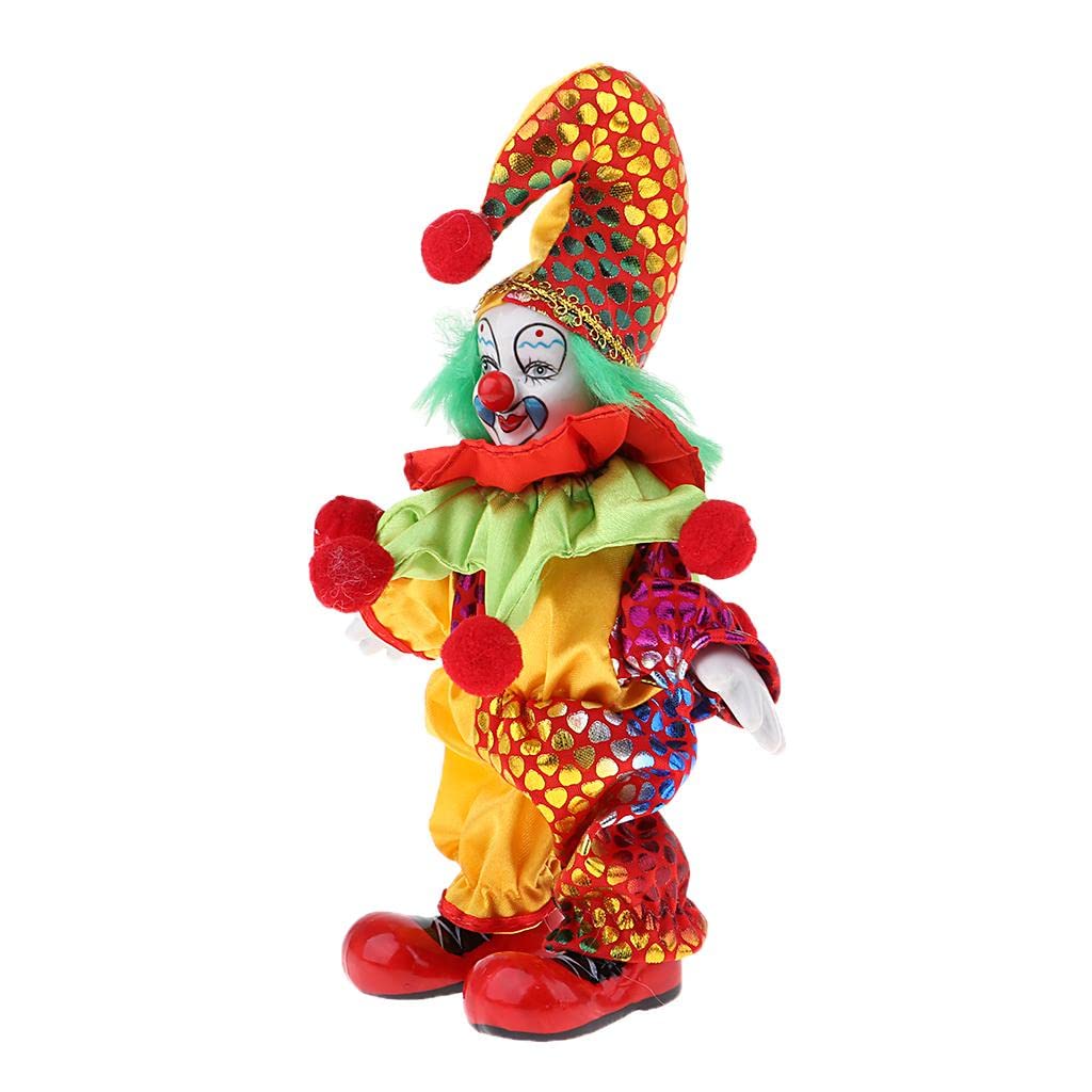 Porcelain Clown Doll - Perfect Birthday Gift for Collectors