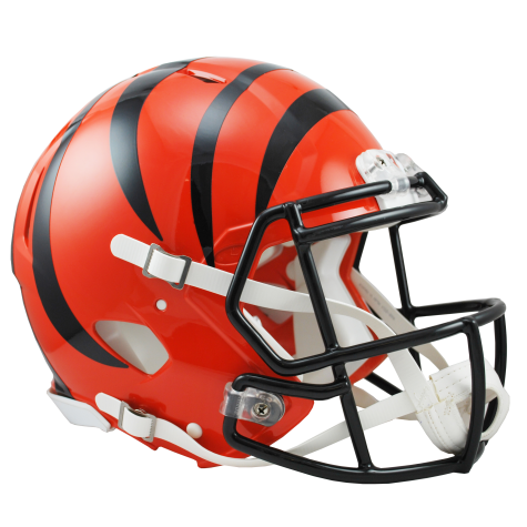Authentic Cincinnati Bengals Riddell Revolution Speed Football Helmet - Official NFL Licensed, Lightweight & Durable for Games, Training & Collectors