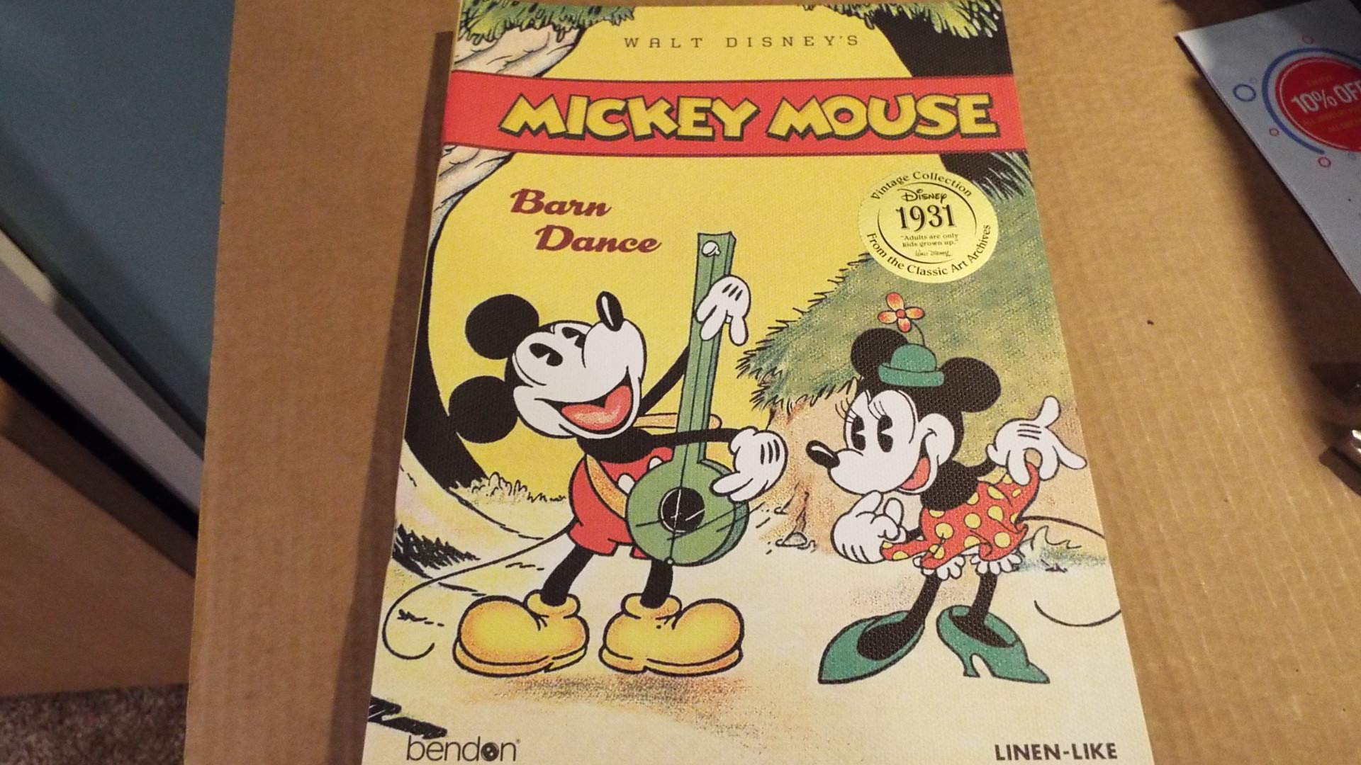 Disney Vintage Collection Mickey Mouse: Barn Dance - Classic Collectible Toy for Disney Fans, Home Decor, and Gift Giving