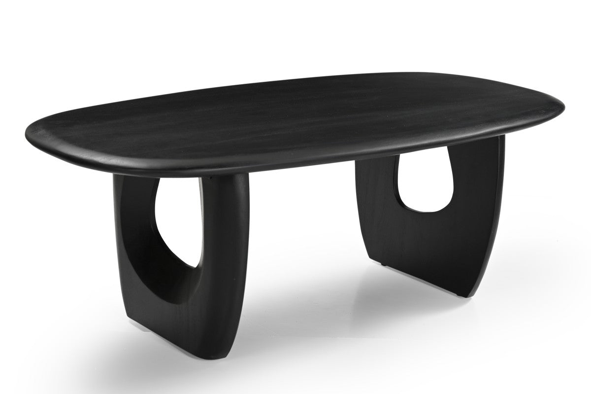 Modern Black Coffee Table - Stylish & Durable Living Room Centerpiece for Home Decor