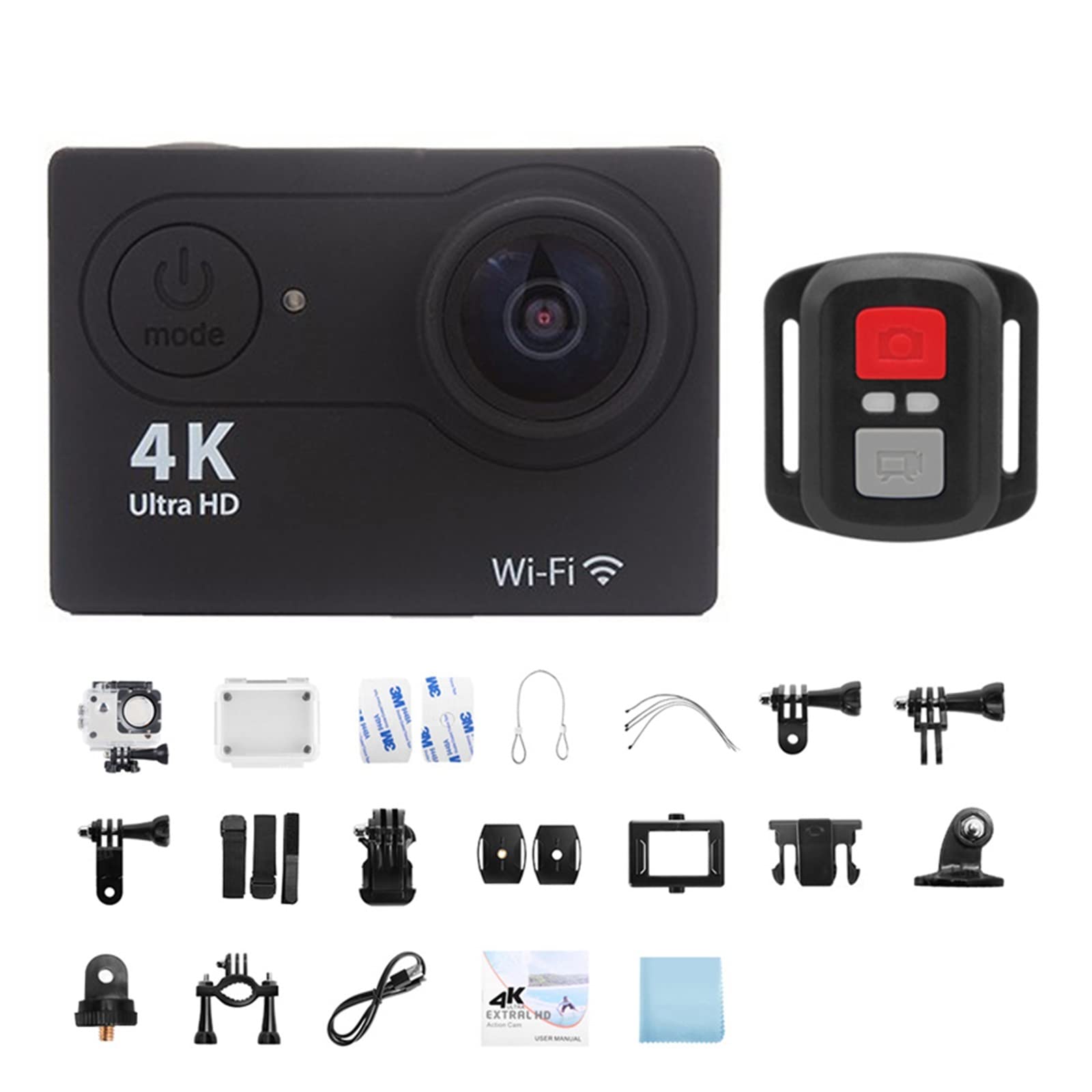 4K Action Camera with Image Stabilization - 2.0
