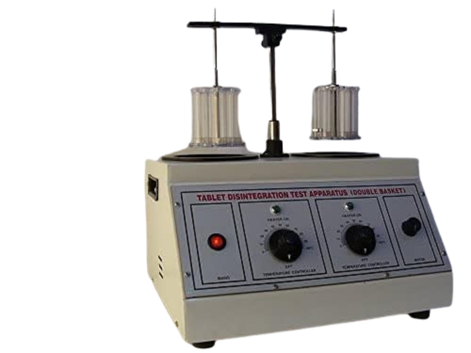 AjantaExports Double Test Tablet Disintegration Apparatus - Pharmaceutical Drug Dissolution Testing Equipment for Quality Control in Labs & Research