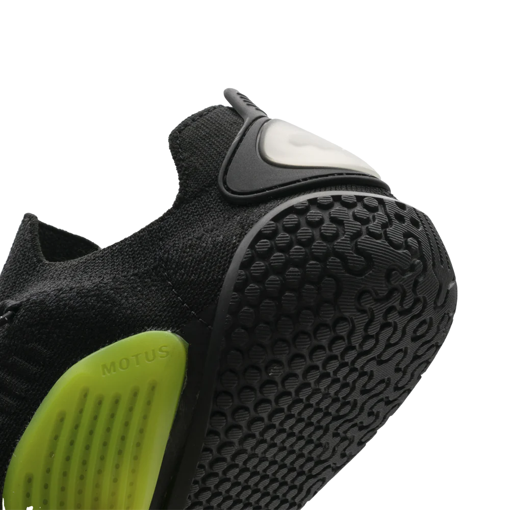 Vivobarefoot Motus Flex Men's Barefoot Shoes - Obsidian Black | Lightweight & Flexible for Running, Hiking & Gym Workouts