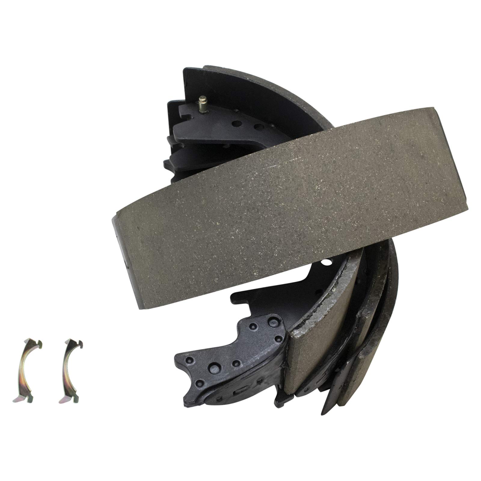 TRQ Rear Brake Drum & Shoe Kit Set - Compatible with 1987-1991 Ford E250/E350 Van & 1985-1997 Ford F250/F350 Truck - Perfect for Brake System Repair & Maintenance
