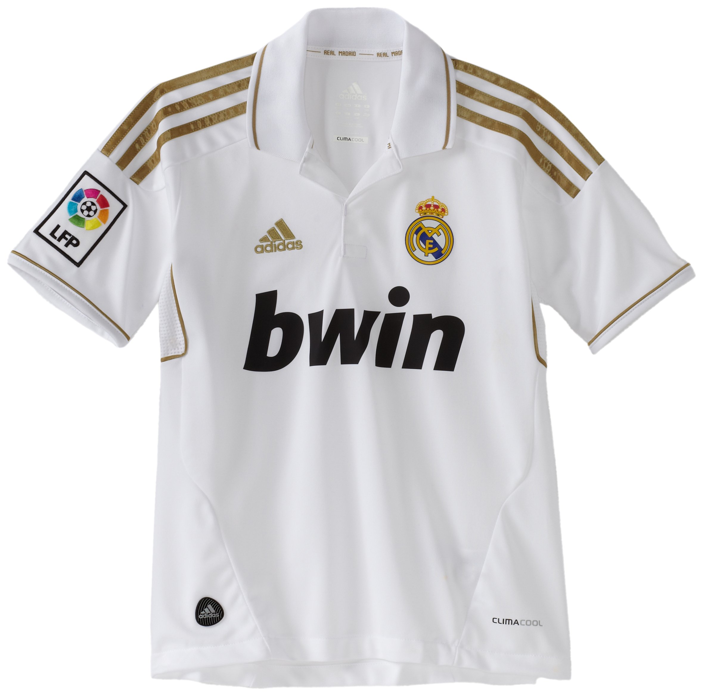 Official Real Madrid Home Youth Soccer Jersey 2023-2024 - Authentic Kids Football Shirt with Player Name & Number Printing - Perfect for Games, Training & Fan Gifts