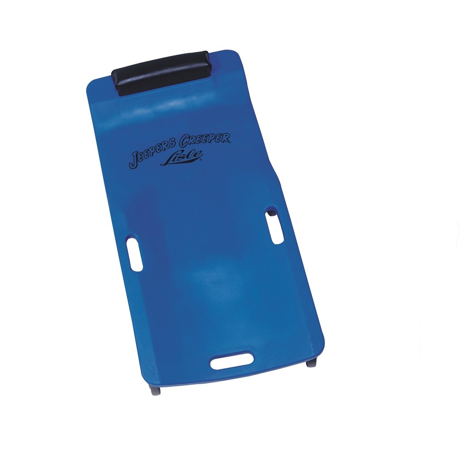 Lisle 94102 Blue Plastic Creeper - Low Profile Mechanics Creeper with 4 Swivel Wheels for Auto Repair & Maintenance | Perfect for Garage, Workshop, and DIY Car Projects