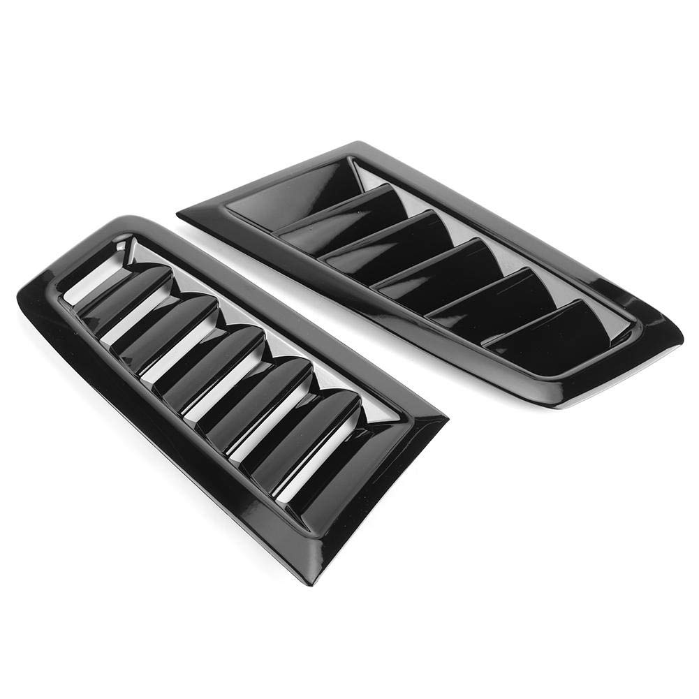 KIMISS ABS Car Bonnet Air Vent Hood Scoop for Ford Focus RS MK2 - Bright Black (SI-AT26105) | Performance Upgrade & Heat Dissipation | Track Racing & Street Style Enhancement