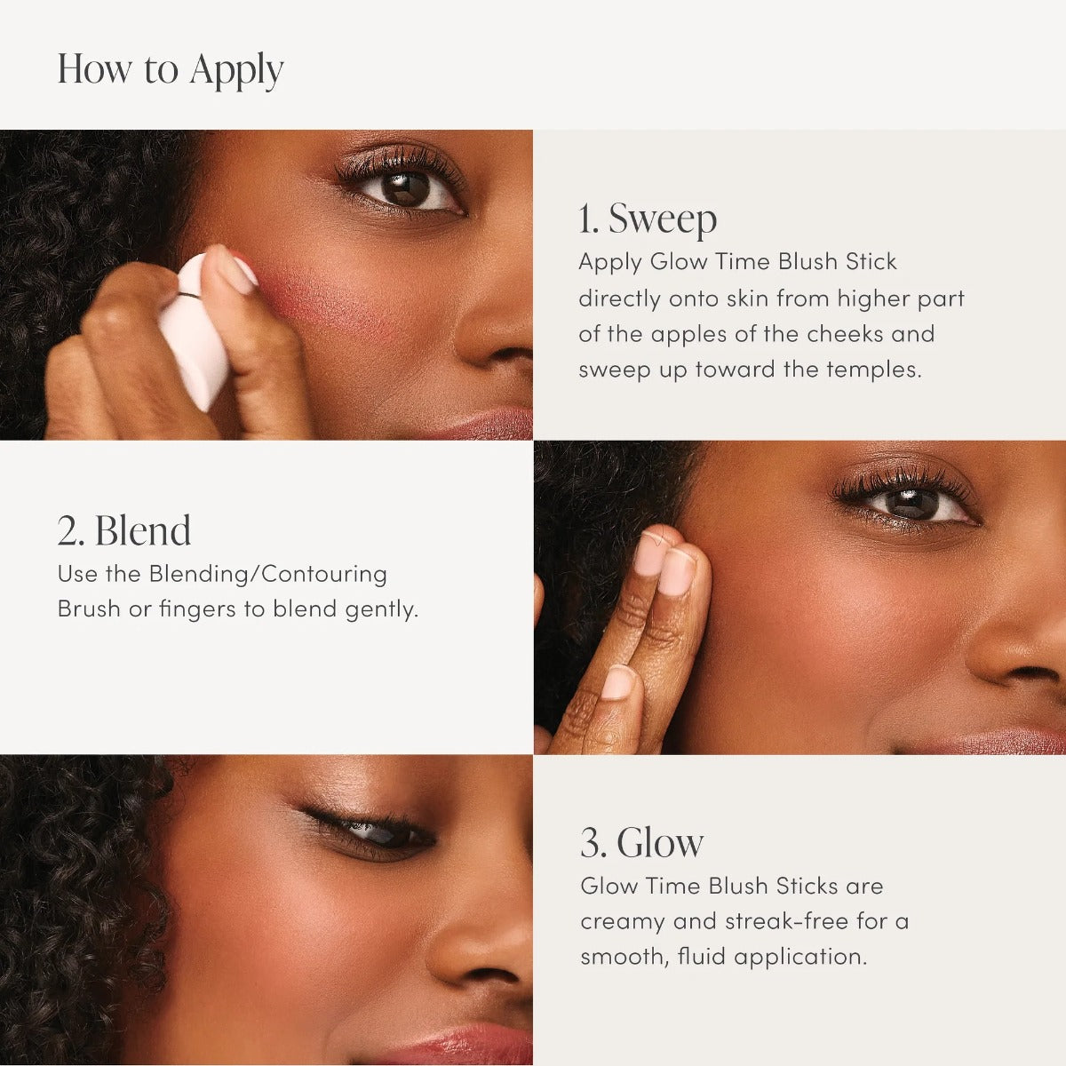Jane Iredale Glow Time Blush Stick - Creamy Cheek Color for a Natural Flush | Buildable & Long-Lasting | Perfect for Everyday Wear & Special Occasions