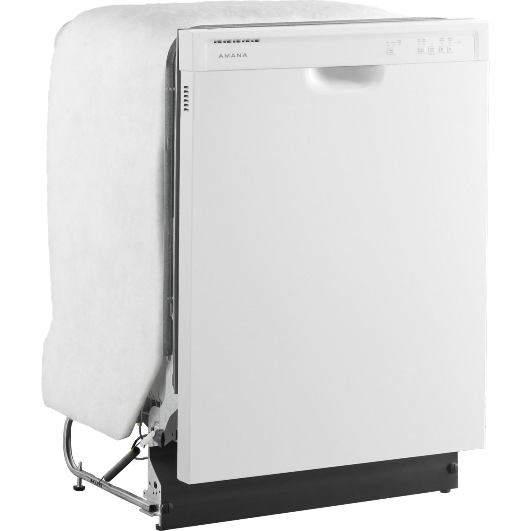 Amana ADB1400AMW 24 Inch Built-In Dishwasher - Energy Star Certified, 14 Place Settings, Quiet Operation, White - Perfect for Kitchens, Apartments, and Small Households