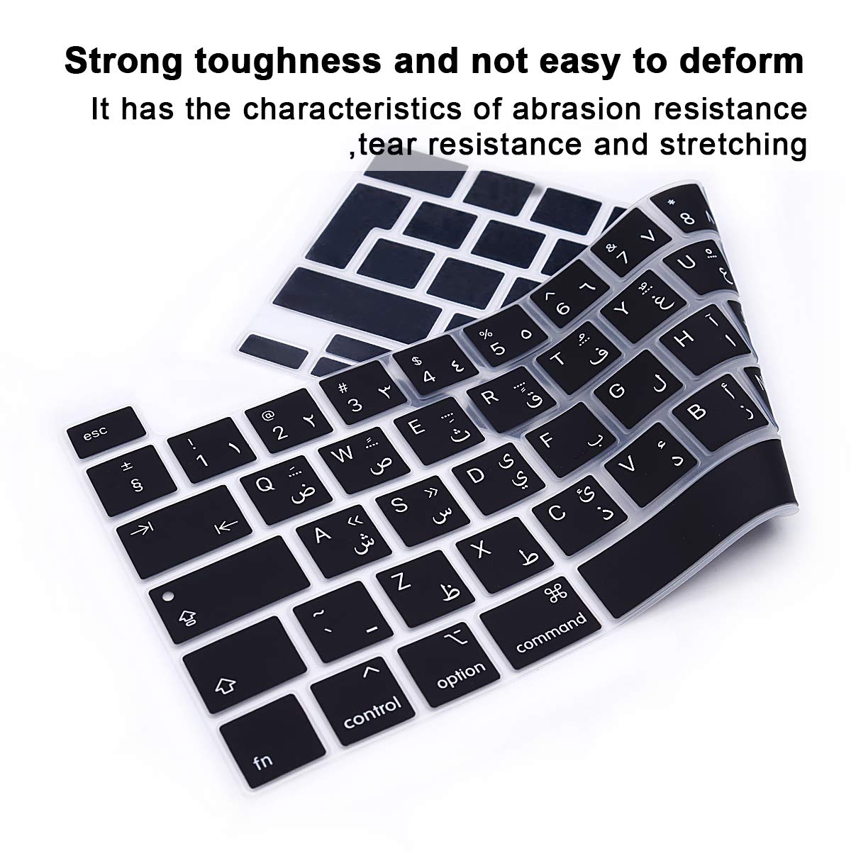 Arabic Language Silicone Keyboard Cover for MacBook Pro 16
