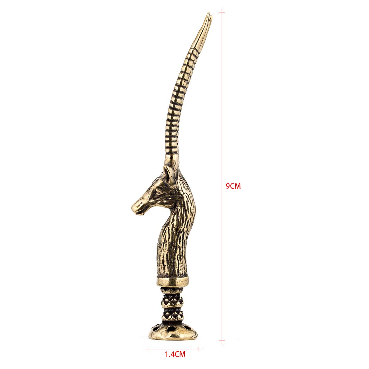 Premium Deer Antler Smoking Pipe Tamper & Cleaning Tool - Handcrafted for Tobacco & Herb Pipes - Perfect for Pipe Smokers & Collectors - Ideal for Home, Outdoor & Travel Use