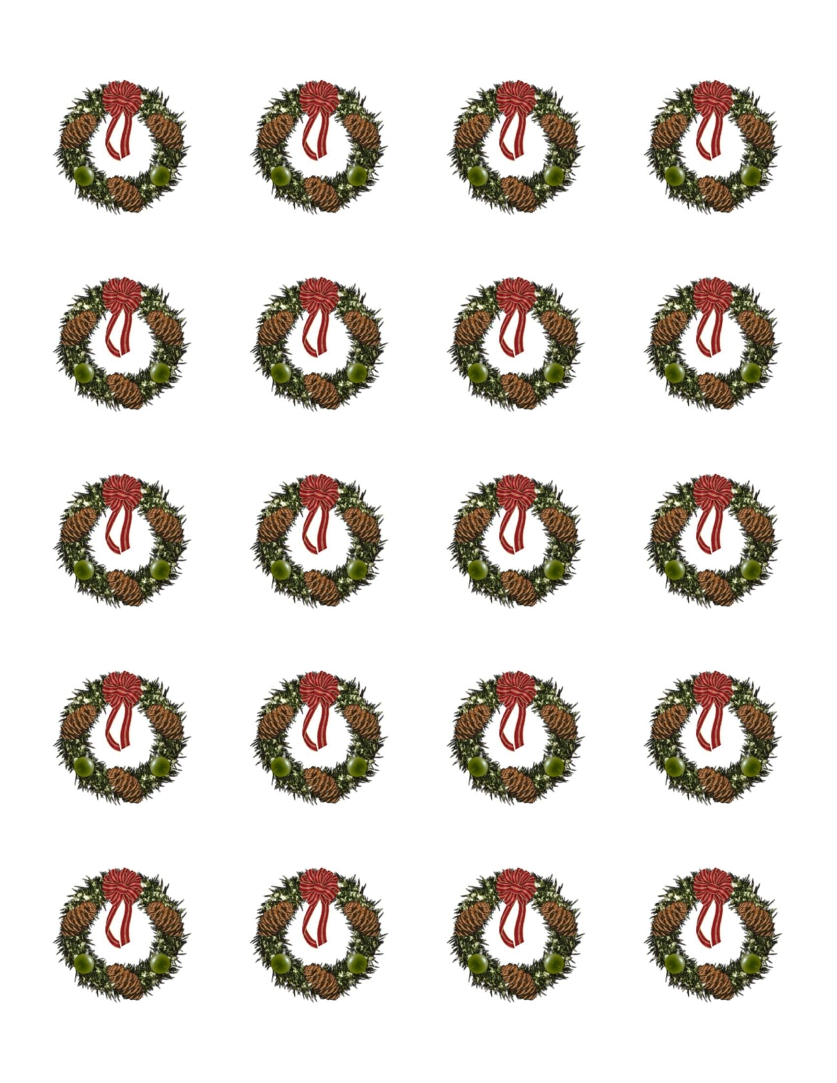 Edible Rice Paper Unicorn Cupcake Toppers - Christmas Party Decorations for Cookies, Cakes & Desserts - Perfect for Holiday Baking, Birthday Parties & Baby Showers