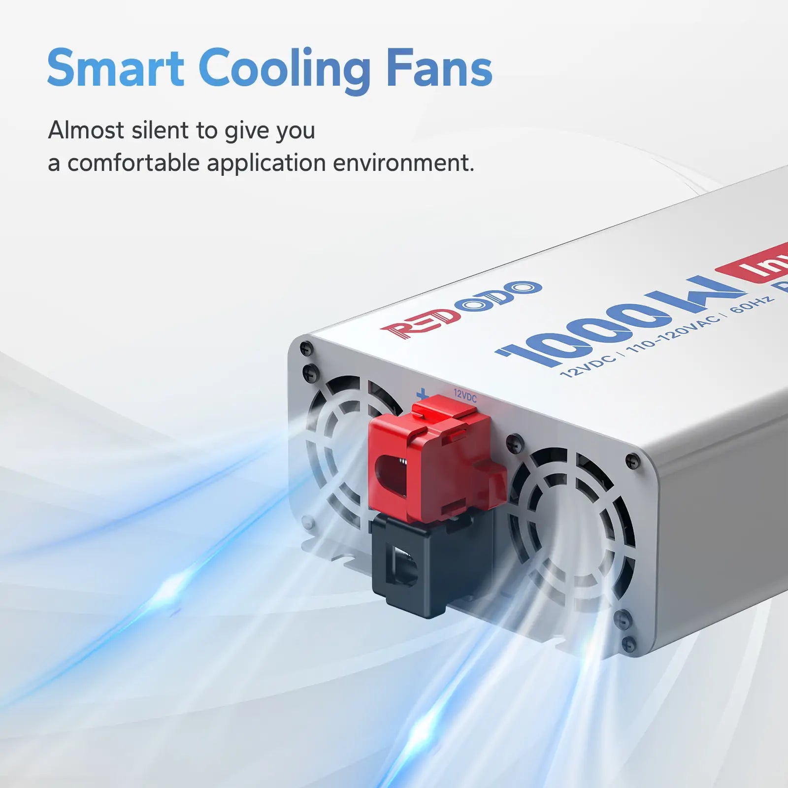 Redodo 1000W Pure Sine Wave Power Inverter with LCD Display - Reliable Backup Power for Home, RV, Camping & Emergency Use