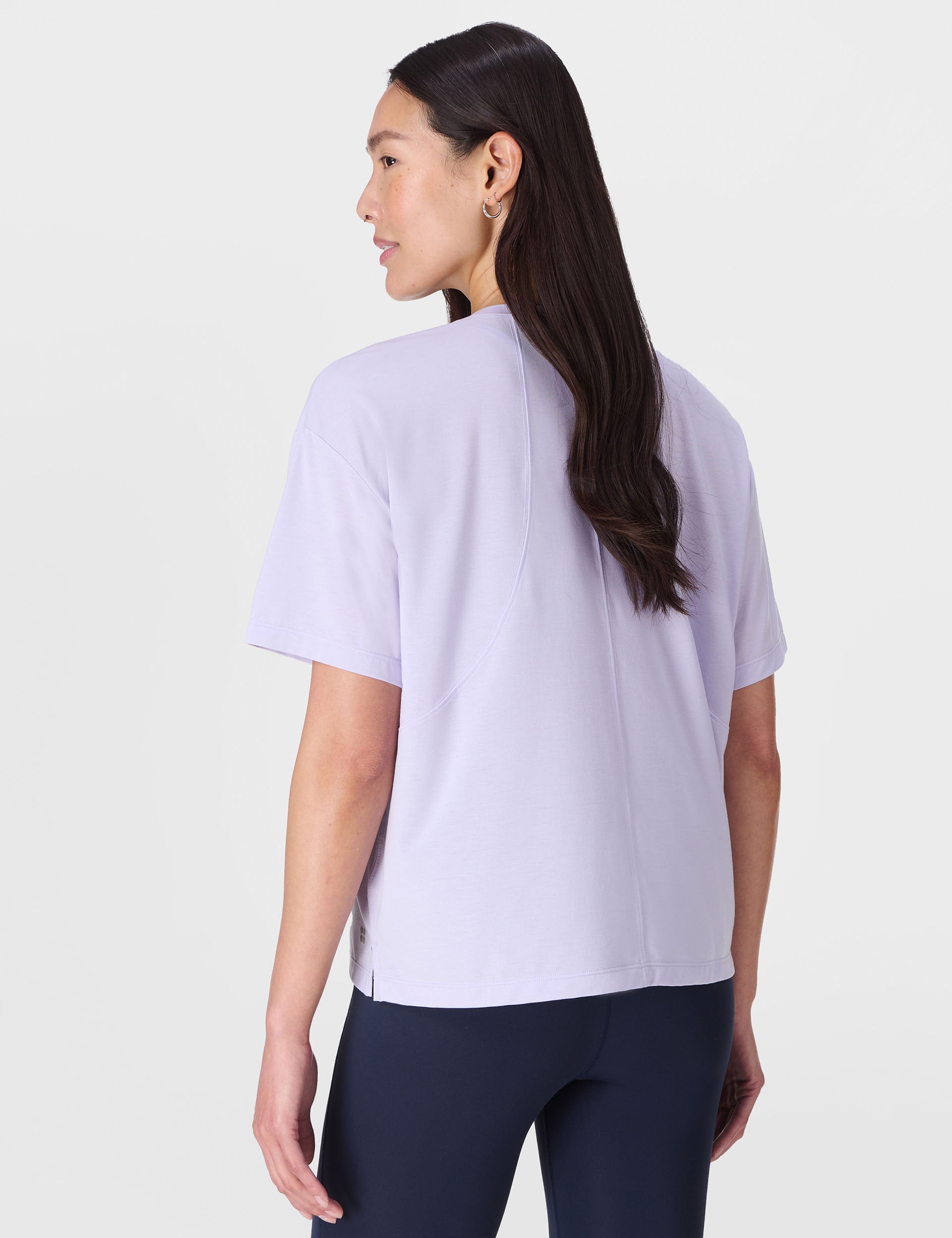 Soft Flow Studio T-Shirt - Heather Purple | Comfortable & Stylish Casual Wear for Everyday Outfits & Lounge