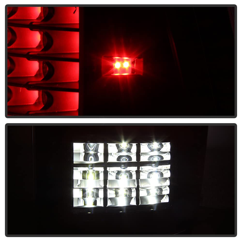ACANII LED Tail Lights Brake Lamps for 2009-2018 Dodge Ram 1500 2500 3500 - Smoked Black Housing, Plug & Play Installation - Perfect for Off-Roading, Night Driving & Custom Truck Upgrades