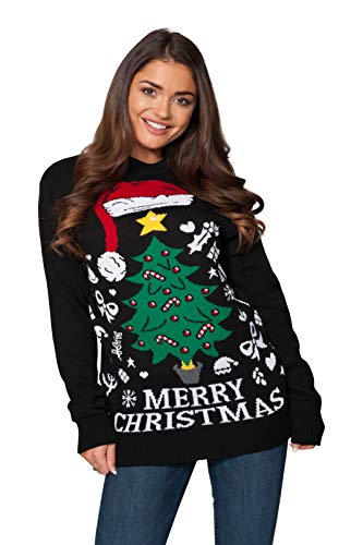 Santa Tree Black