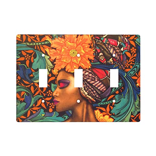 African American Women Flower Art