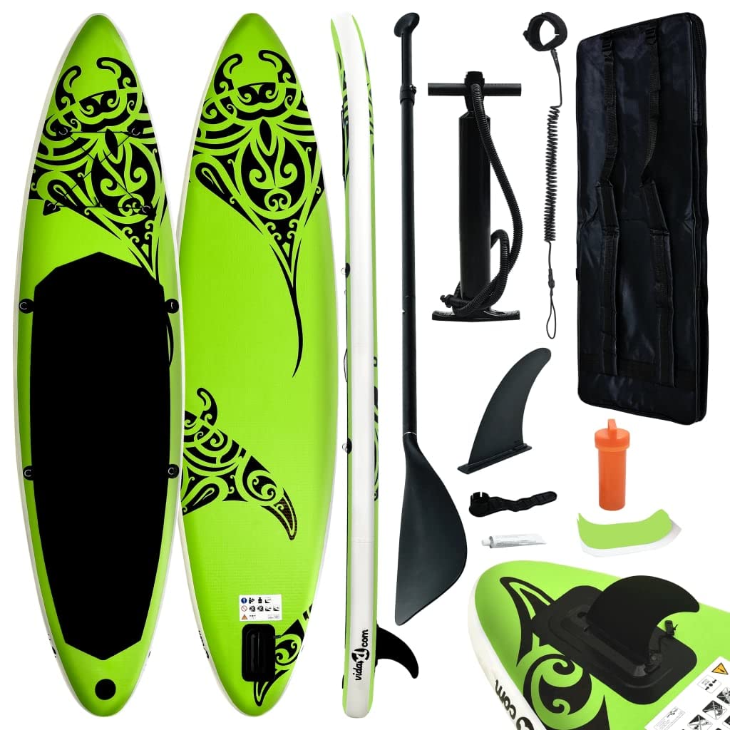 CHARMMA Inflatable Stand Up Paddle Board (SUP) Set - 144.1
