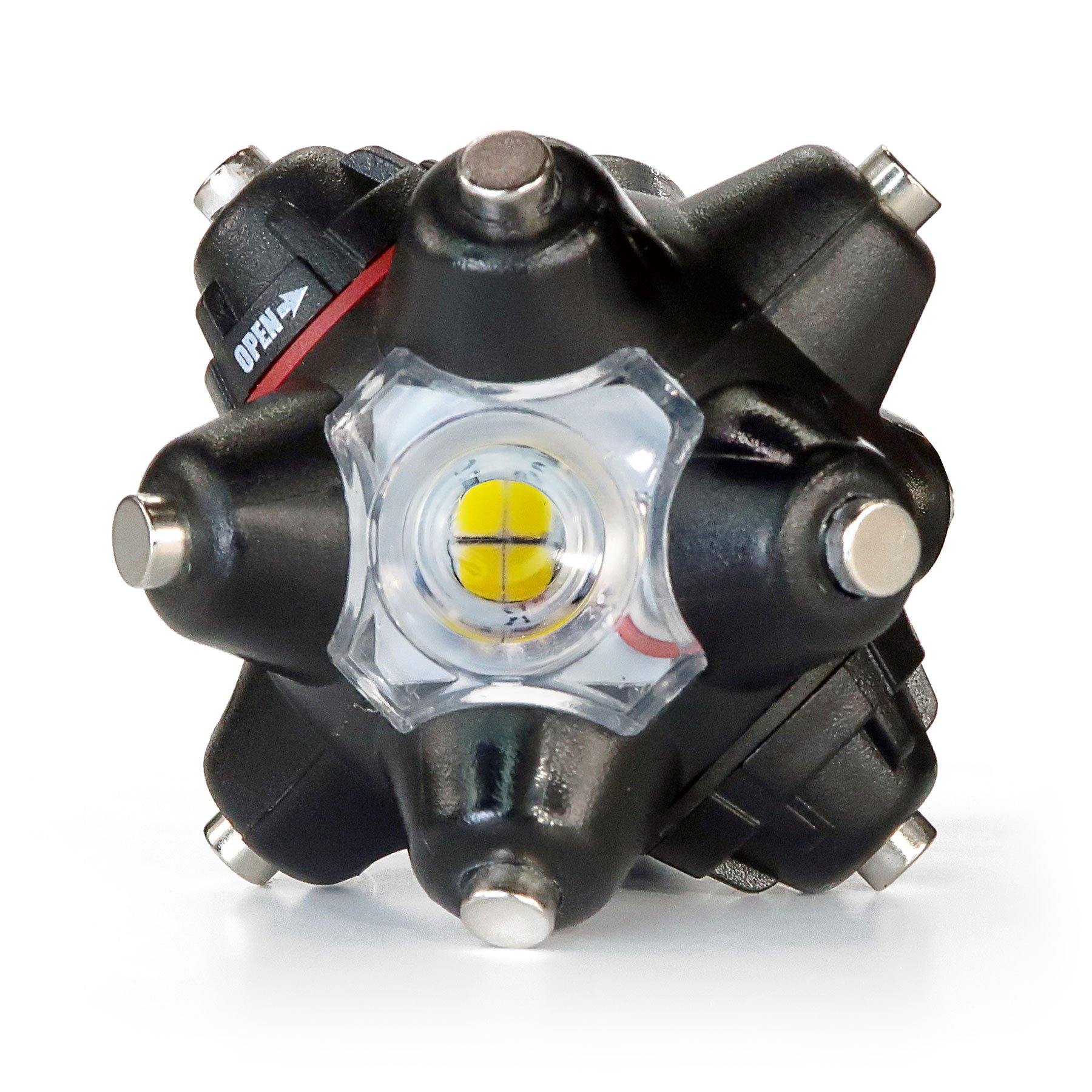 Professional Magnetic Flashlight - Hands Free Lighting for Mining, Camping & Emergency Use - Unboxed High Power LED Torch