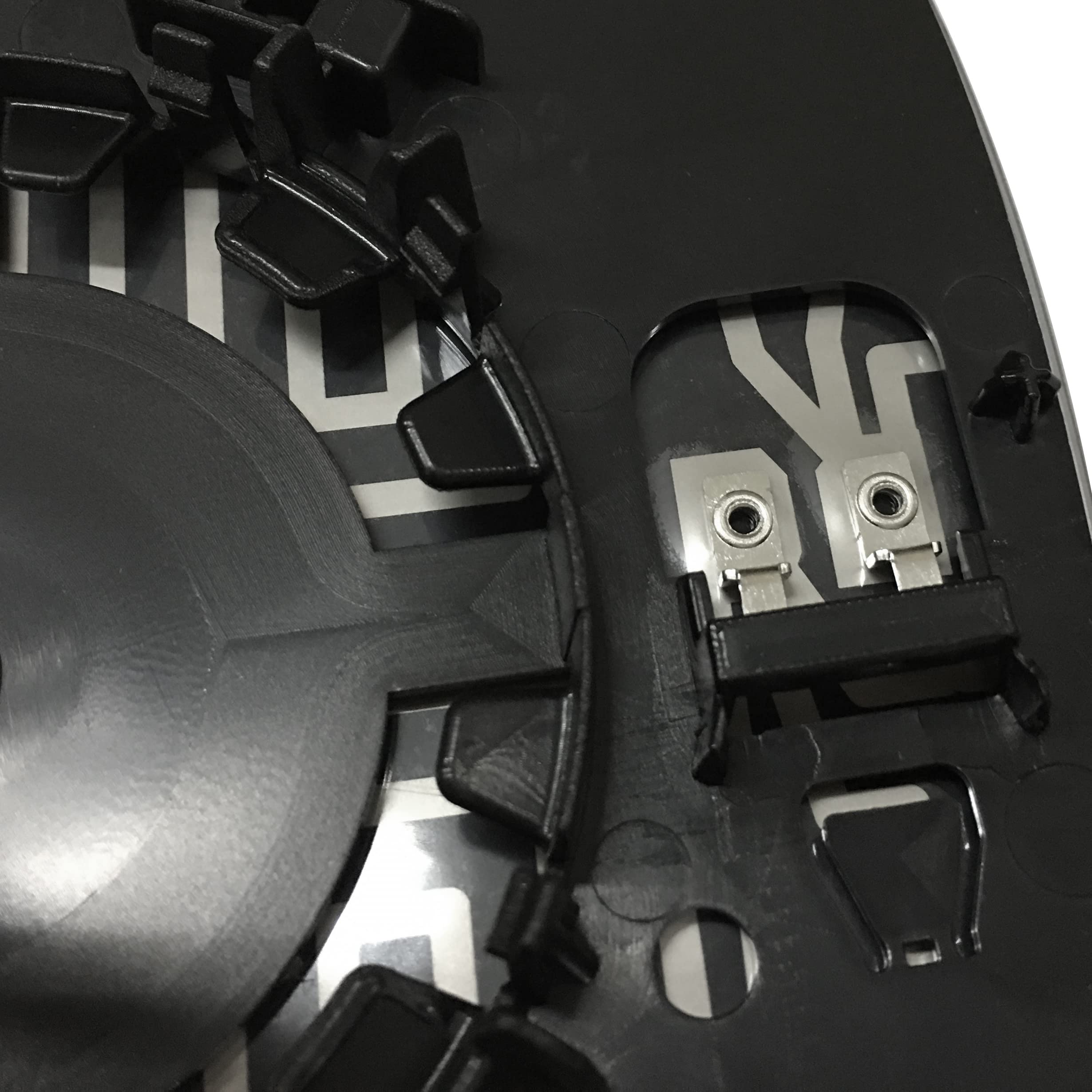 2016-2019 FIAT 500X (5F) Heated Side Mirror Glass Replacement - Chrome Convex Door Mirror with Plate - RM20252-16P - Perfect for Winter Driving and Enhanced Rear Visibility