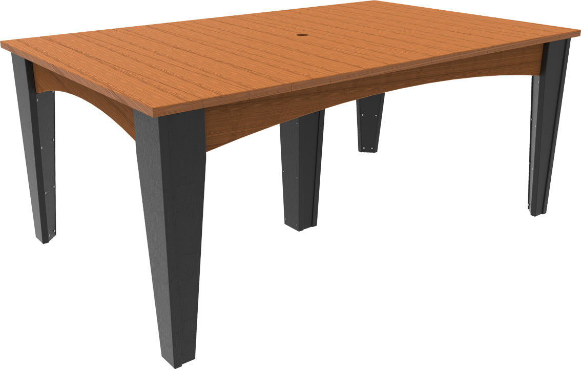 LuxCraft 44 x 72 Inch 7-Piece Dining Table Set for Kitchen Island - Modern Wooden Counter Height Table with 6 Chairs - Perfect for Family Meals, Entertaining & Small Space Dining Rooms