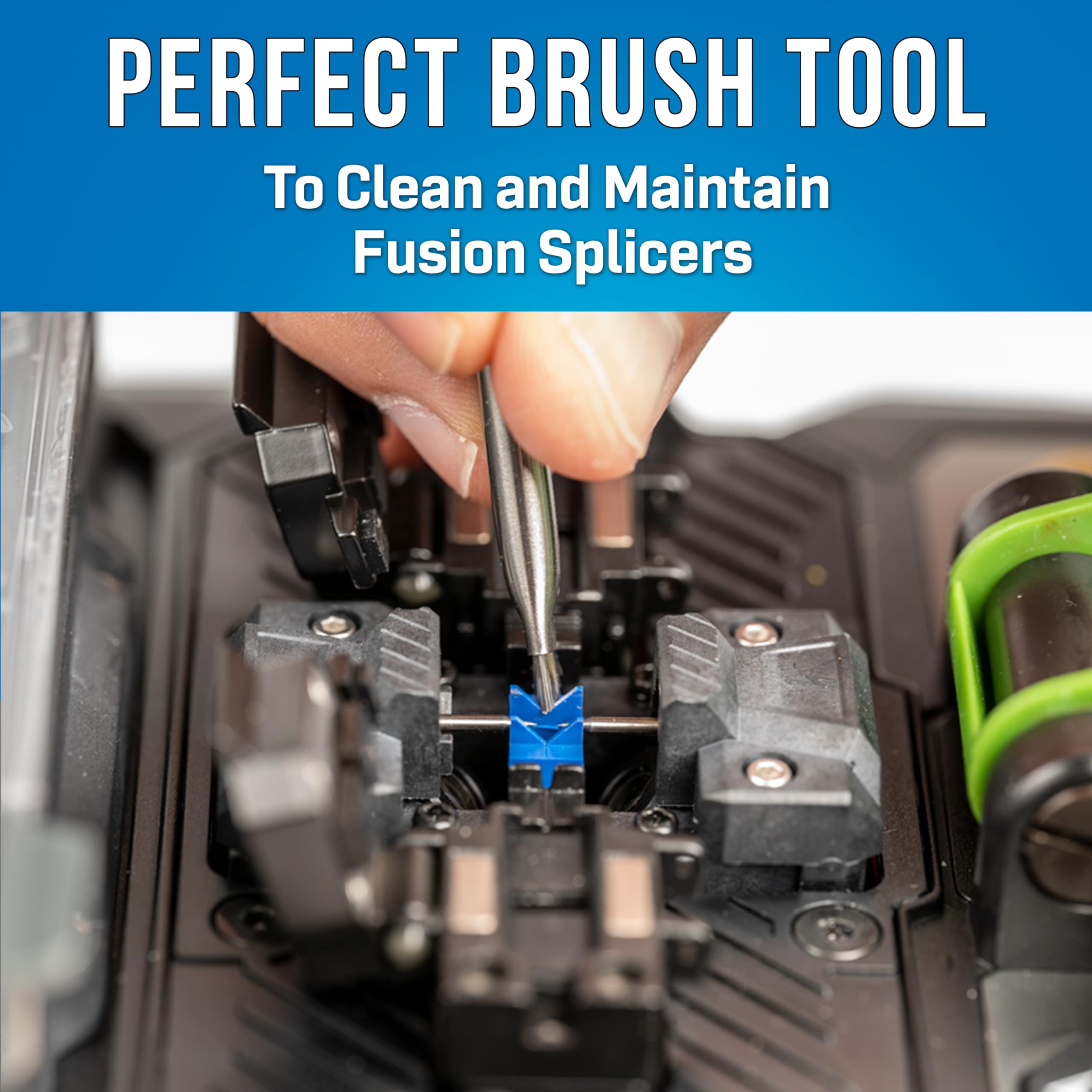 Jonard Tools VGB-100 V-Groove Cleaning Brush - Metal & Nylon Bristles for Precision Cleaning in Electronics, HVAC, and Industrial Maintenance
