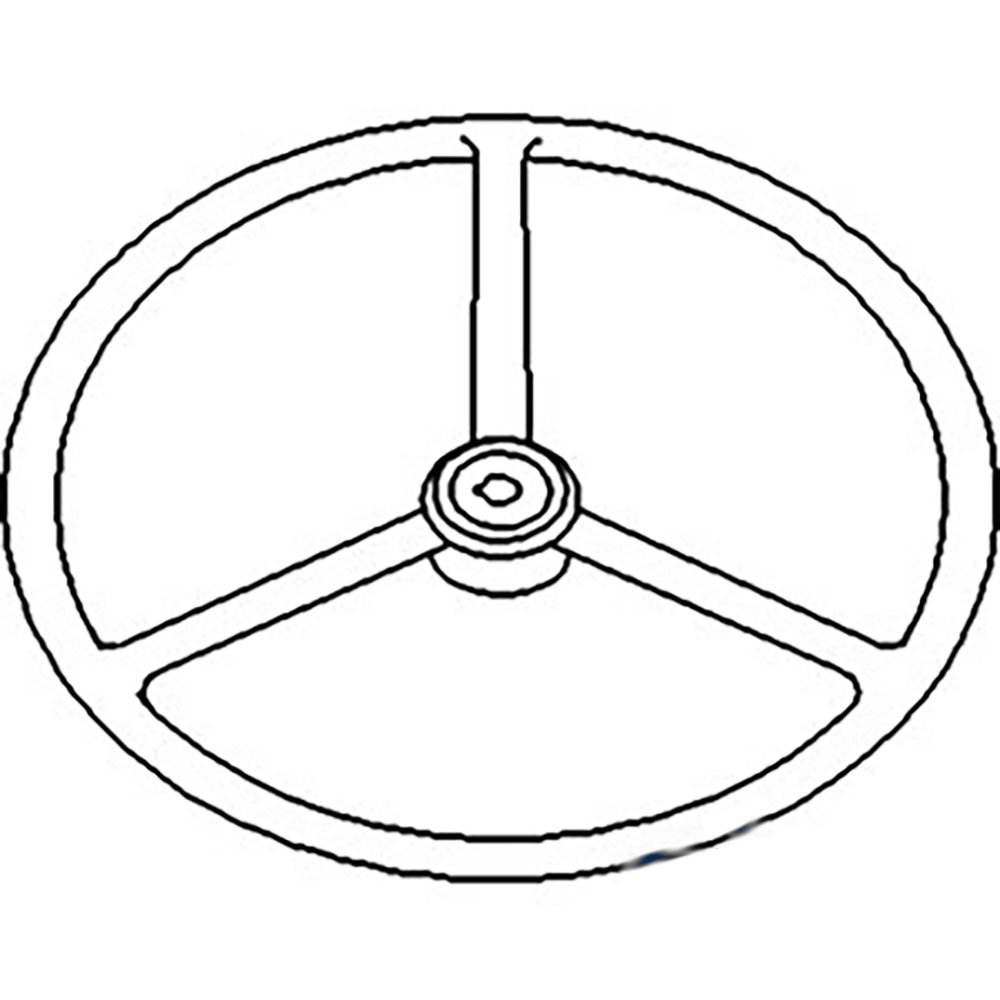 Stevens Lake Parts One New Steering Wheel Compatible with Ford, New Holland Major & Power Major Models - Replaces OEM 81717476, E1ADKN3600A, VPJ5008 - Perfect for Tractor & Agricultural Equipment Upgrades