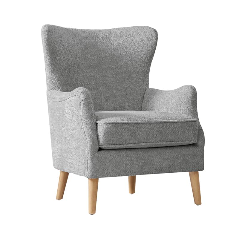 Dorothy Upholstered Armchair with Solid Rubber Wood Frame & Sturdy Legs - Perfect for Living Room, Bedroom, or Home Office Seating