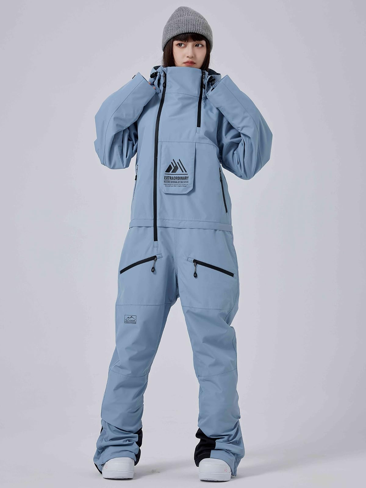 RIUIYELE Insulated Waterproof Ski Suit for Women & Men - Winter Snowboard Jumpsuit, Thermal Snowsuit for Outdoor Activities | Perfect for Skiing, Snowboarding & Cold Weather Adventures