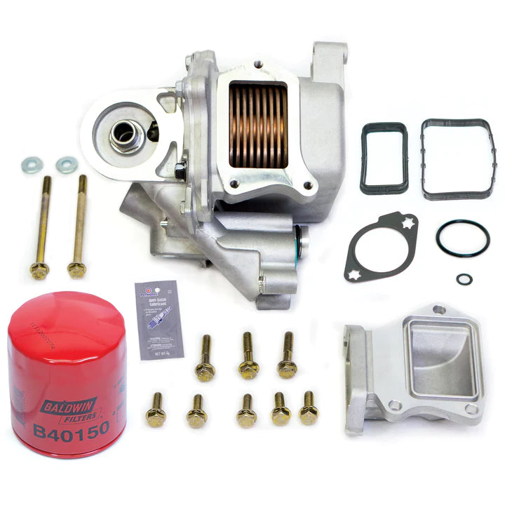 01 07 & 11 19 Chevy/GMC 2500/3500 6.6L Duramax Diesel Oil Cooler Upgrade Kit - High Performance Replacement for Improved Engine Cooling - Perfect for Towing, Off-Roading & Heavy-Duty Use