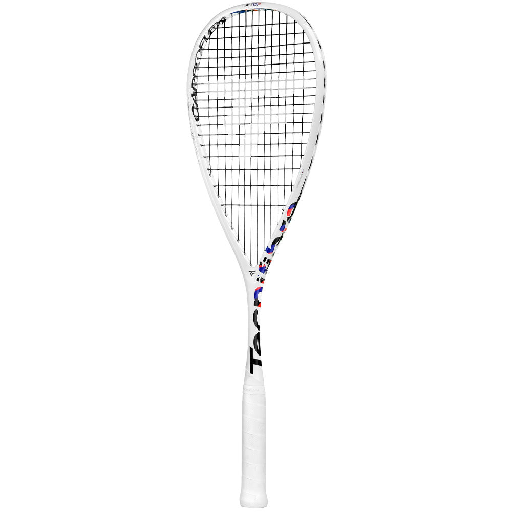 2024 Tecnifibre Carboflex 125 X Top Squash Racket V2 - Lightweight Carbon Fiber Squash Racquet for Advanced Players | Perfect for Competitive Tournaments & Training Sessions