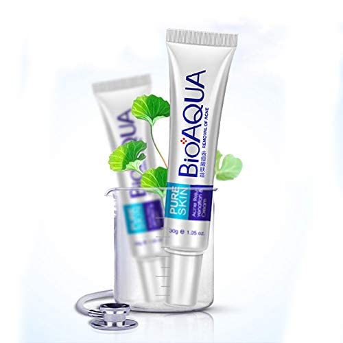 MAPPERZ AquaBioaqua Acne Treatment Cream - Pimple Scar Removal, Oil Control & Pore Minimizer for Clear Skin | 30g Face Care for Teens & Adults | Perfect for Daily Skincare Routine & Post-Acne Recovery