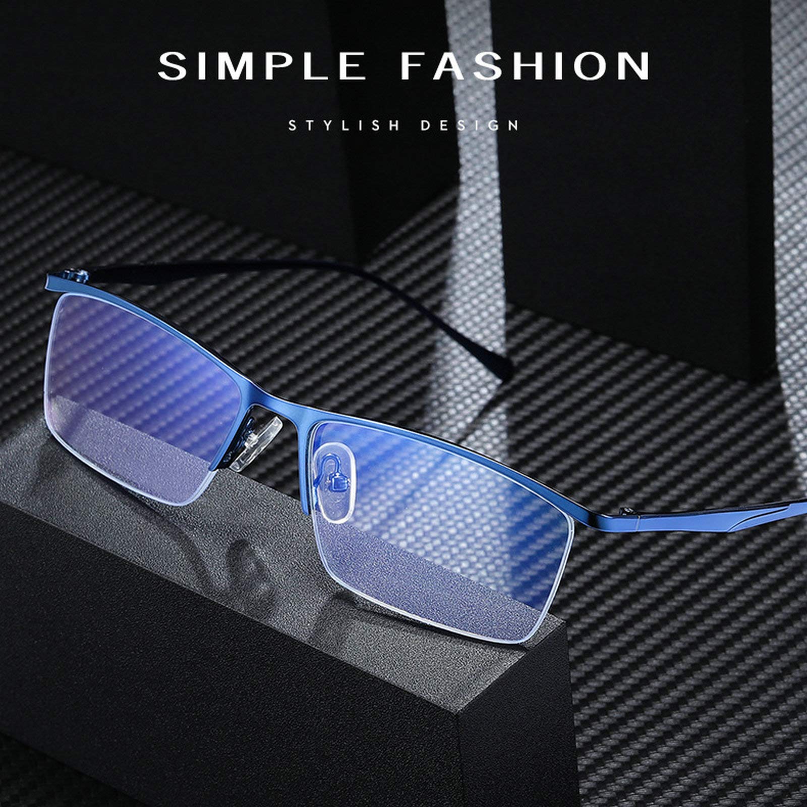 Blue Light Blocking Bifocal Reading Glasses for Men & Women - Anti Glare Computer Glasses for Gaming, Reading & Office Work - Willochra Comfortable Eyewear